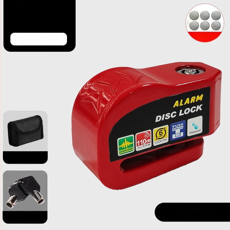Κλείδωμα δισκόφρενου αυτοκινήτου γενικής χρήσης, κλειδαριά μοτοσικλέτας, αντικλεπτικό συναγερμό ποδηλάτου, κλειδαριά δισκόφρενου, κλειδαριά ποδηλάτου βουνού