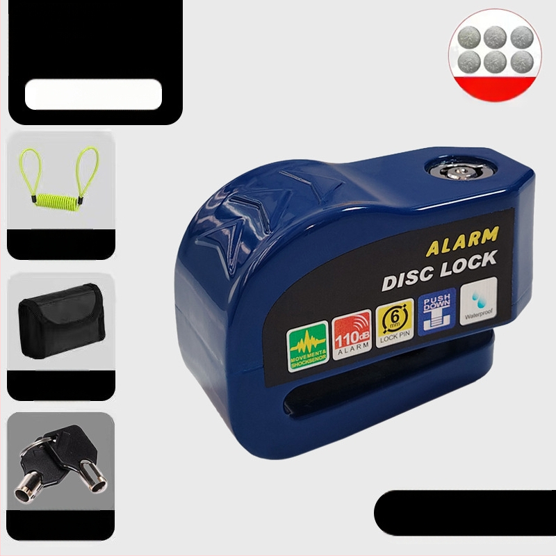 Κλείδωμα δισκόφρενου αυτοκινήτου γενικής χρήσης, κλειδαριά μοτοσικλέτας, αντικλεπτικό συναγερμό ποδηλάτου, κλειδαριά δισκόφρενου, κλειδαριά ποδηλάτου βουνού