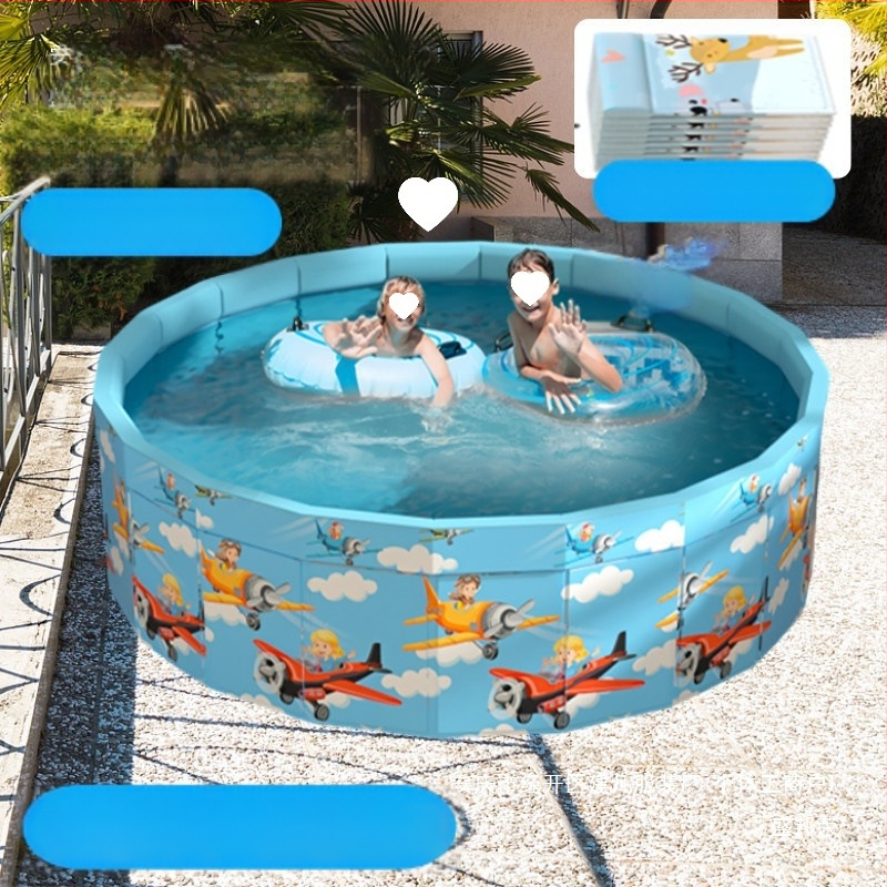 Vaikų buitinis baseinas Nepripučiamas suaugusiųjų kūdikių didelis lauko lauko sulankstomas baseinas plaukimo kibiras