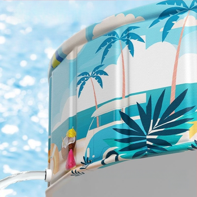 Vaikų buitinis baseinas Nepripučiamas suaugusiųjų kūdikių didelis lauko lauko sulankstomas baseinas plaukimo kibiras