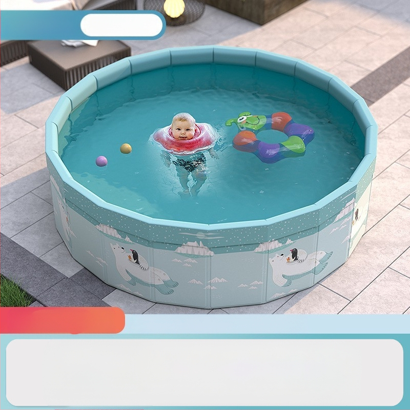 Vaikų buitinis baseinas Nepripučiamas suaugusiųjų kūdikių didelis lauko lauko sulankstomas baseinas plaukimo kibiras
