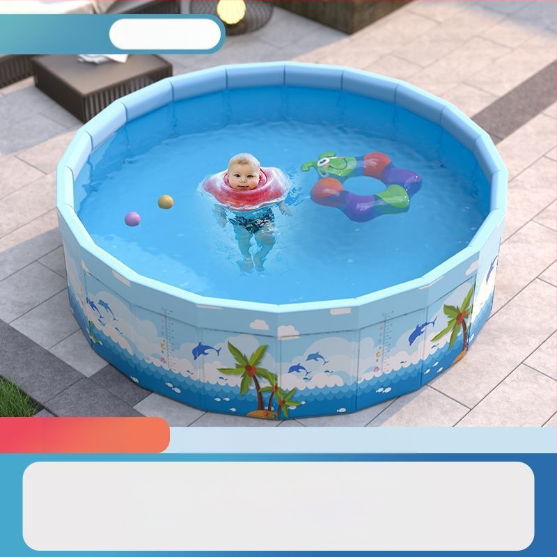 Vaikų buitinis baseinas Nepripučiamas suaugusiųjų kūdikių didelis lauko lauko sulankstomas baseinas plaukimo kibiras