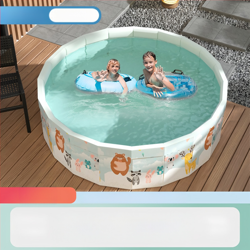 Vaikų buitinis baseinas Nepripučiamas suaugusiųjų kūdikių didelis lauko lauko sulankstomas baseinas plaukimo kibiras