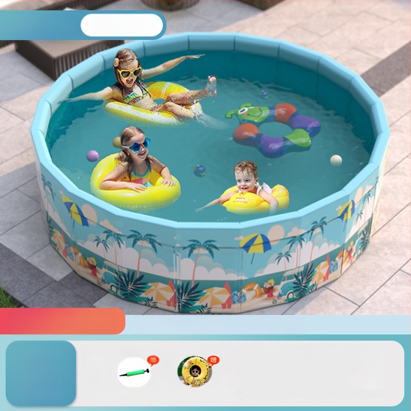 Vaikų buitinis baseinas Nepripučiamas suaugusiųjų kūdikių didelis lauko lauko sulankstomas baseinas plaukimo kibiras