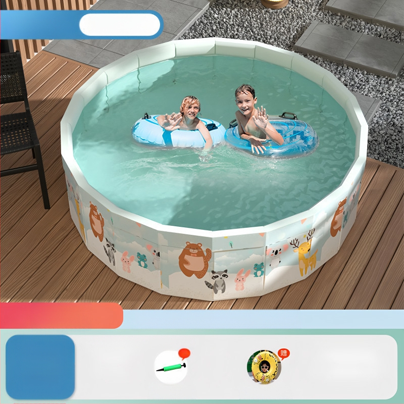Vaikų buitinis baseinas Nepripučiamas suaugusiųjų kūdikių didelis lauko lauko sulankstomas baseinas plaukimo kibiras