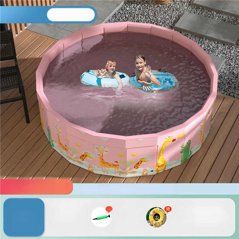 Vaikų buitinis baseinas Nepripučiamas suaugusiųjų kūdikių didelis lauko lauko sulankstomas baseinas plaukimo kibiras