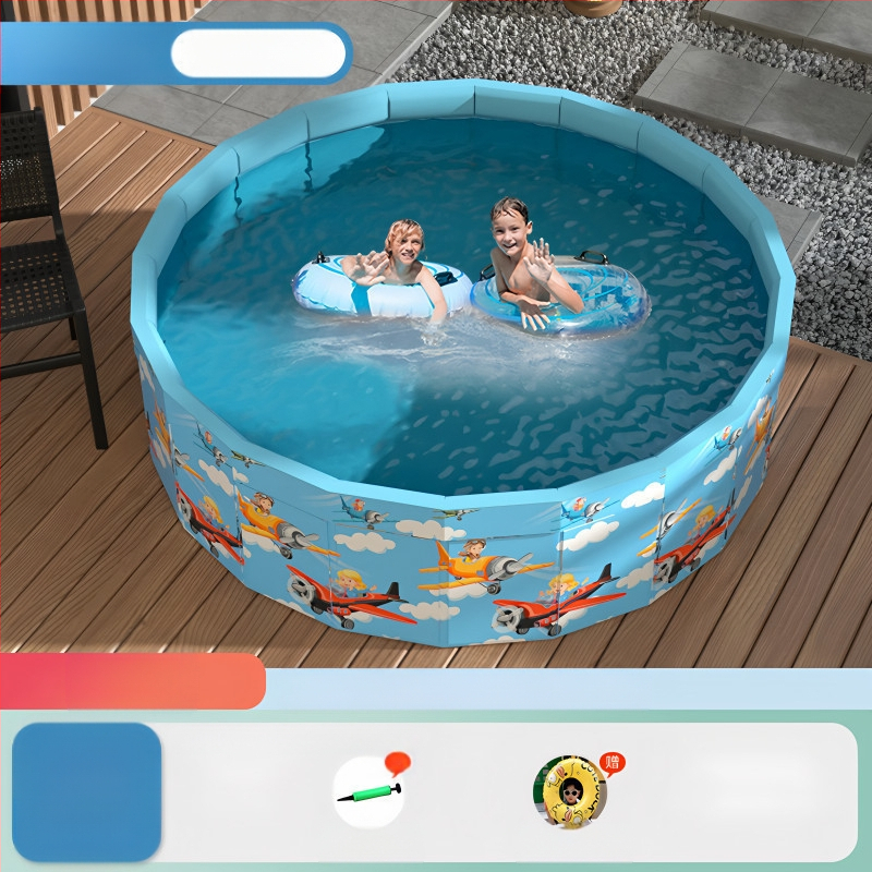 Vaikų buitinis baseinas Nepripučiamas suaugusiųjų kūdikių didelis lauko lauko sulankstomas baseinas plaukimo kibiras