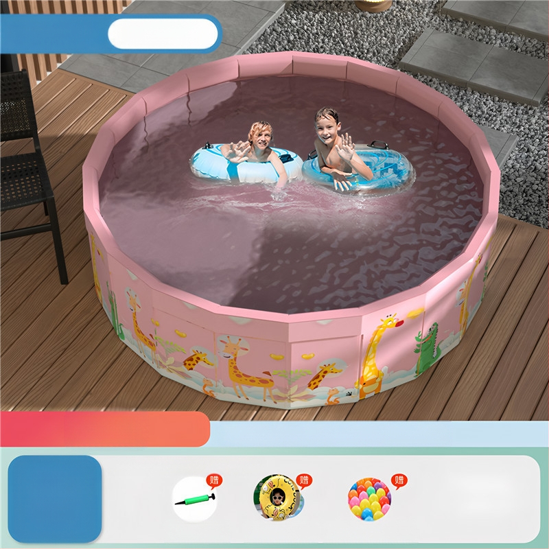 Vaikų buitinis baseinas Nepripučiamas suaugusiųjų kūdikių didelis lauko lauko sulankstomas baseinas plaukimo kibiras