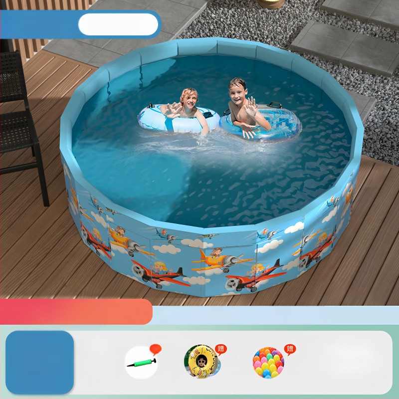 Vaikų buitinis baseinas Nepripučiamas suaugusiųjų kūdikių didelis lauko lauko sulankstomas baseinas plaukimo kibiras