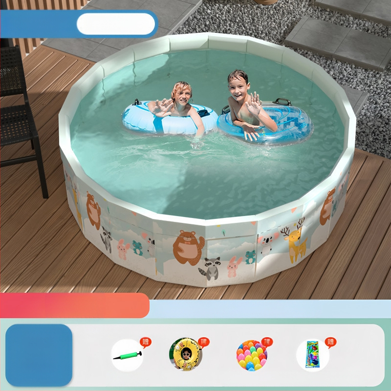 Vaikų buitinis baseinas Nepripučiamas suaugusiųjų kūdikių didelis lauko lauko sulankstomas baseinas plaukimo kibiras