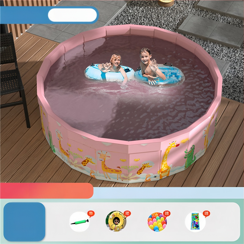 Vaikų buitinis baseinas Nepripučiamas suaugusiųjų kūdikių didelis lauko lauko sulankstomas baseinas plaukimo kibiras