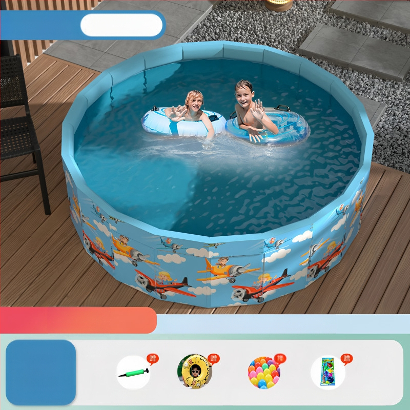 Vaikų buitinis baseinas Nepripučiamas suaugusiųjų kūdikių didelis lauko lauko sulankstomas baseinas plaukimo kibiras