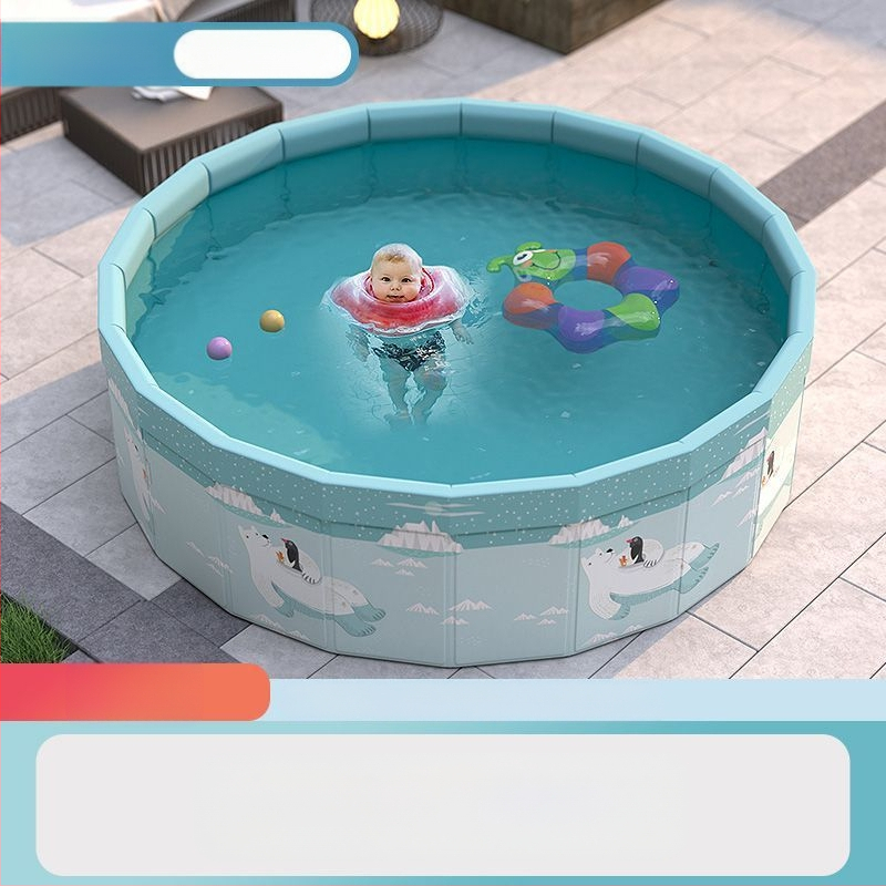 Vaikų buitinis baseinas Nepripučiamas suaugusiųjų kūdikių didelis lauko lauko sulankstomas baseinas plaukimo kibiras