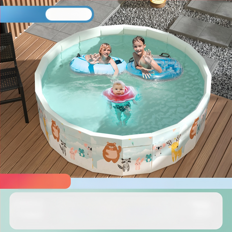 Vaikų buitinis baseinas Nepripučiamas suaugusiųjų kūdikių didelis lauko lauko sulankstomas baseinas plaukimo kibiras