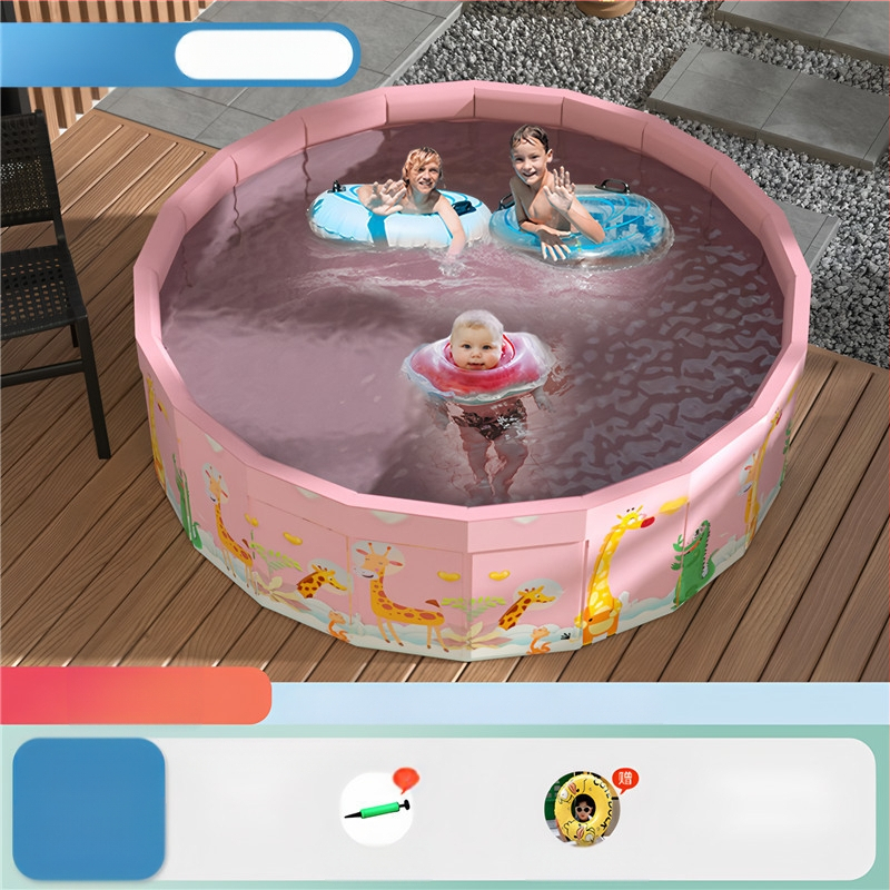 Vaikų buitinis baseinas Nepripučiamas suaugusiųjų kūdikių didelis lauko lauko sulankstomas baseinas plaukimo kibiras