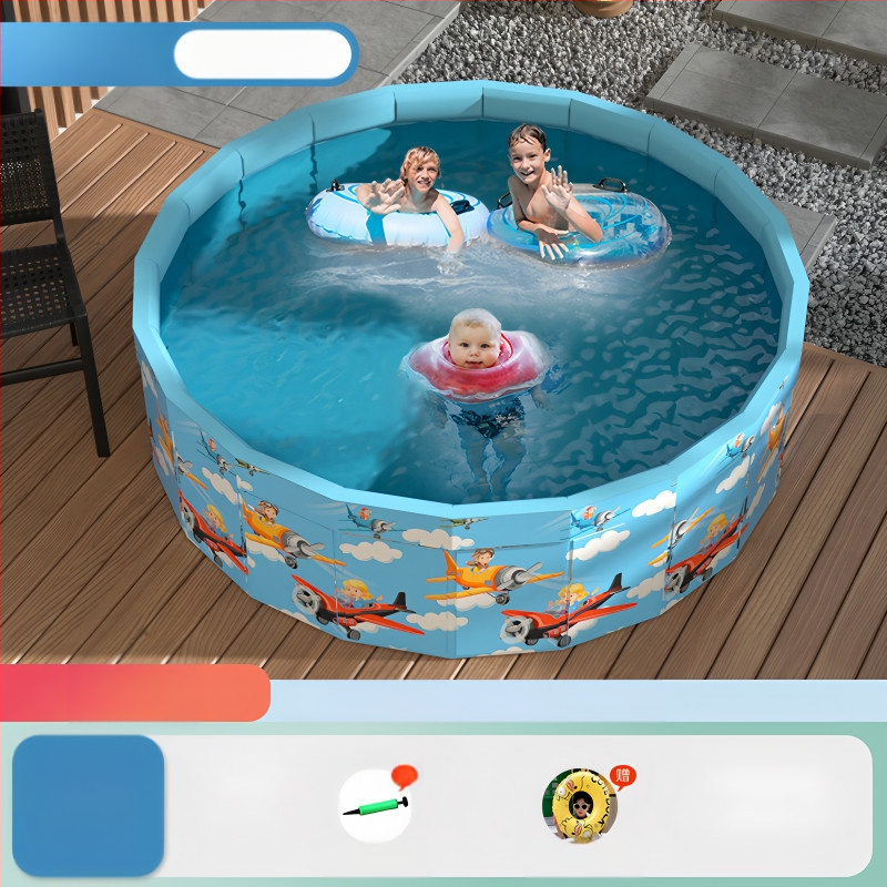 Vaikų buitinis baseinas Nepripučiamas suaugusiųjų kūdikių didelis lauko lauko sulankstomas baseinas plaukimo kibiras