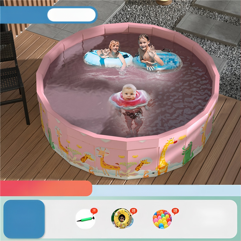 Vaikų buitinis baseinas Nepripučiamas suaugusiųjų kūdikių didelis lauko lauko sulankstomas baseinas plaukimo kibiras