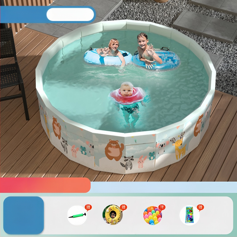 Vaikų buitinis baseinas Nepripučiamas suaugusiųjų kūdikių didelis lauko lauko sulankstomas baseinas plaukimo kibiras