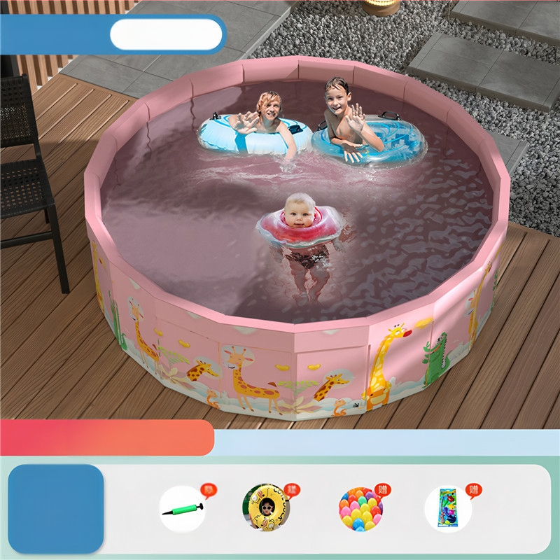 Vaikų buitinis baseinas Nepripučiamas suaugusiųjų kūdikių didelis lauko lauko sulankstomas baseinas plaukimo kibiras