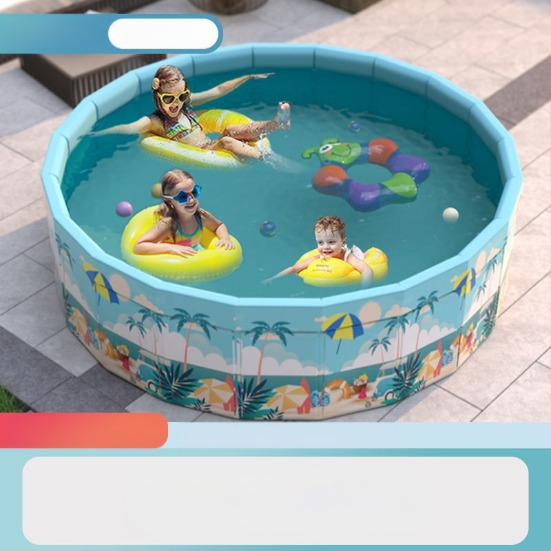Vaikų buitinis baseinas Nepripučiamas suaugusiųjų kūdikių didelis lauko lauko sulankstomas baseinas plaukimo kibiras