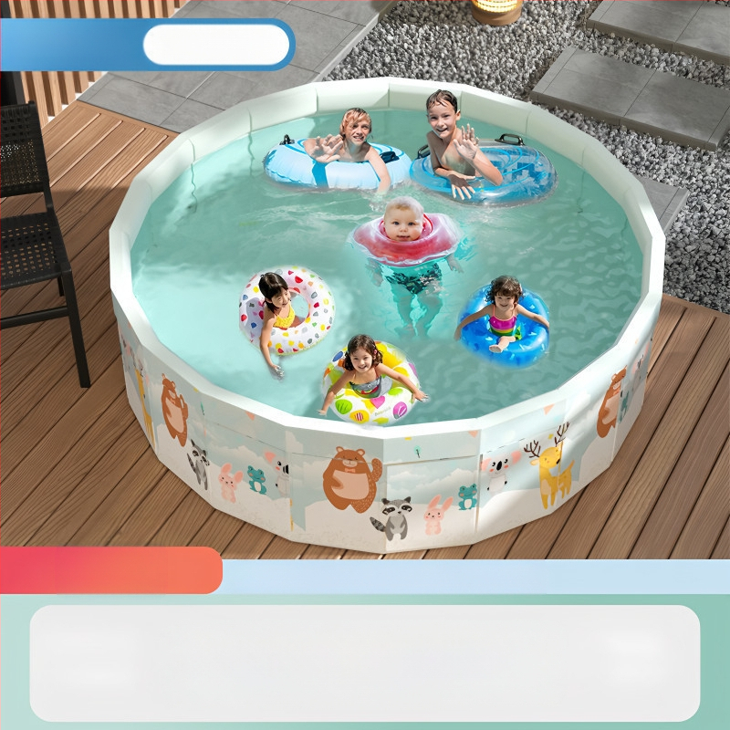 Vaikų buitinis baseinas Nepripučiamas suaugusiųjų kūdikių didelis lauko lauko sulankstomas baseinas plaukimo kibiras