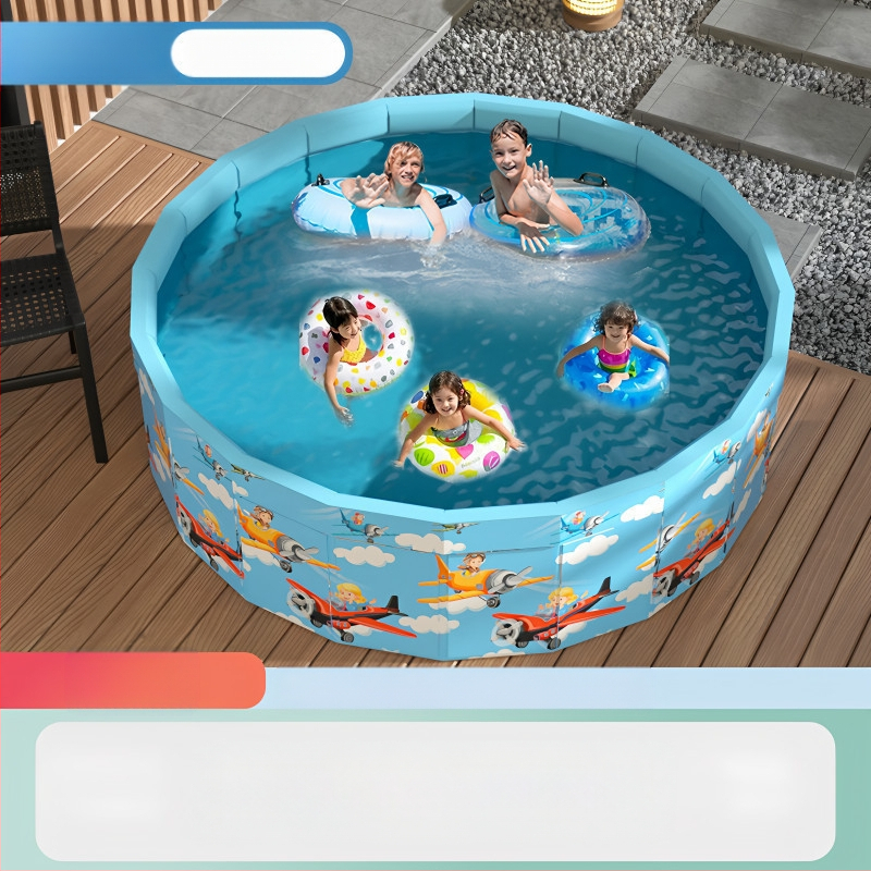 Vaikų buitinis baseinas Nepripučiamas suaugusiųjų kūdikių didelis lauko lauko sulankstomas baseinas plaukimo kibiras