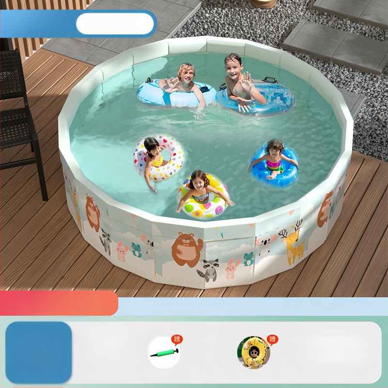 Vaikų buitinis baseinas Nepripučiamas suaugusiųjų kūdikių didelis lauko lauko sulankstomas baseinas plaukimo kibiras
