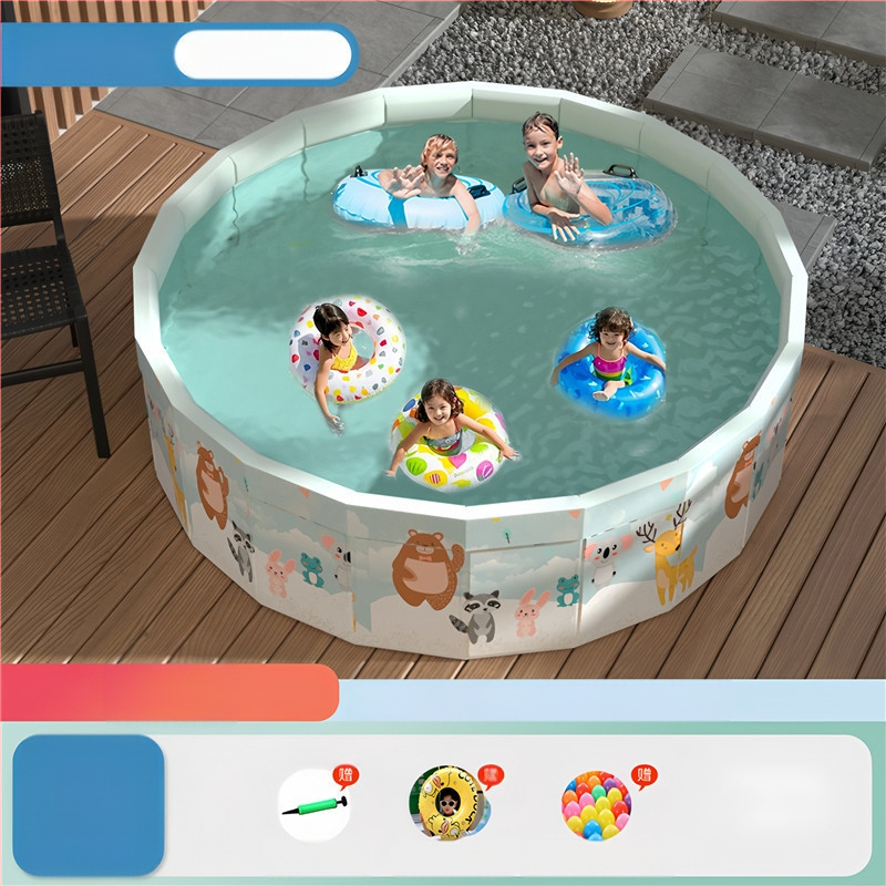 Vaikų buitinis baseinas Nepripučiamas suaugusiųjų kūdikių didelis lauko lauko sulankstomas baseinas plaukimo kibiras