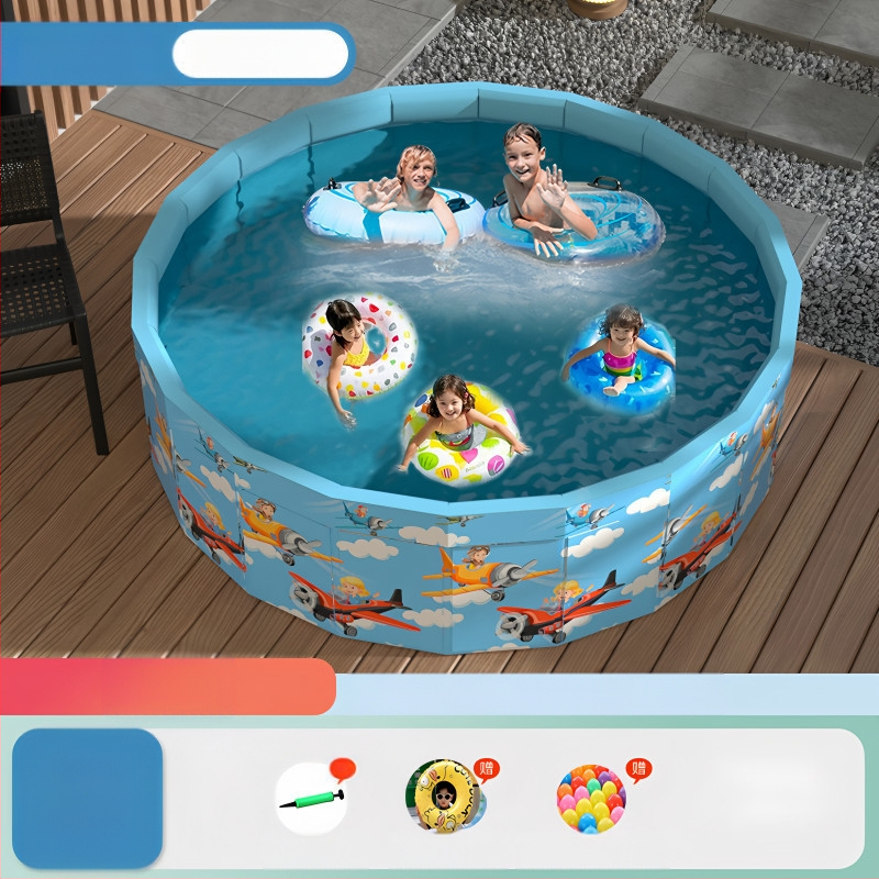 Vaikų buitinis baseinas Nepripučiamas suaugusiųjų kūdikių didelis lauko lauko sulankstomas baseinas plaukimo kibiras