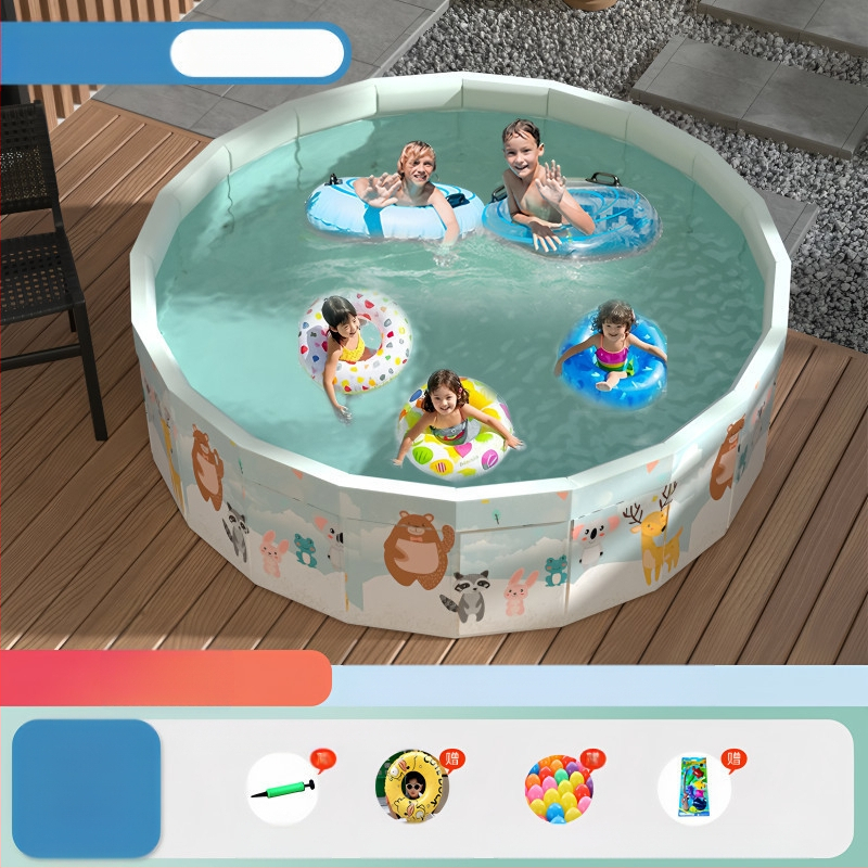 Vaikų buitinis baseinas Nepripučiamas suaugusiųjų kūdikių didelis lauko lauko sulankstomas baseinas plaukimo kibiras