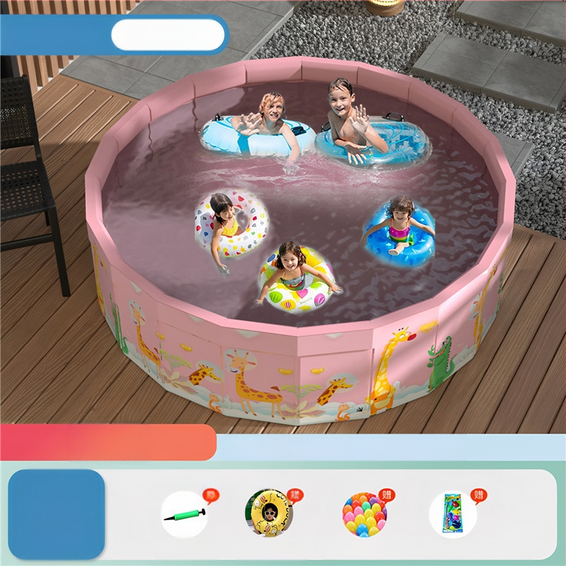 Vaikų buitinis baseinas Nepripučiamas suaugusiųjų kūdikių didelis lauko lauko sulankstomas baseinas plaukimo kibiras