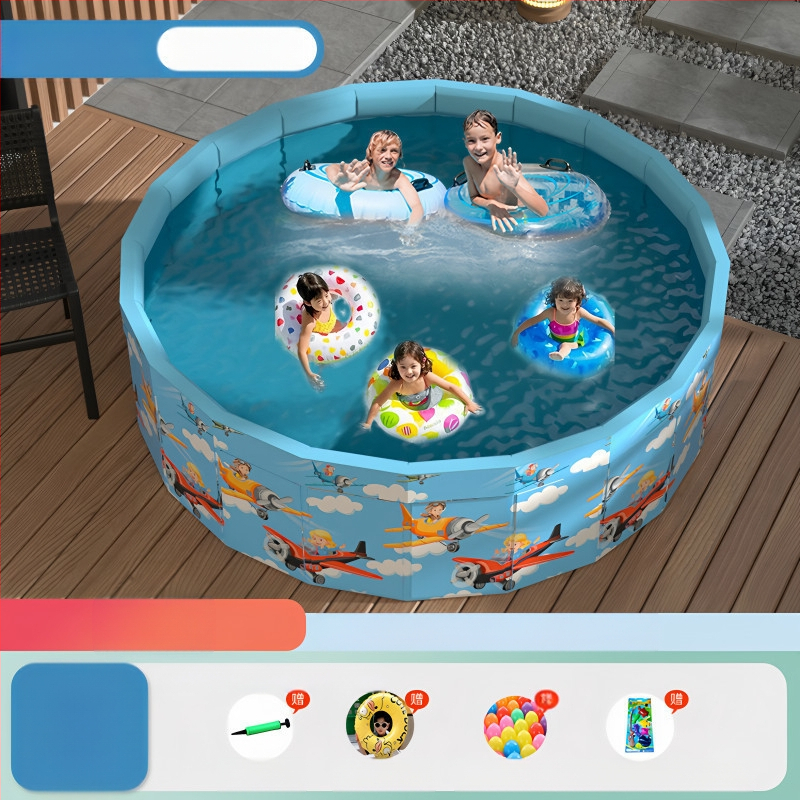 Vaikų buitinis baseinas Nepripučiamas suaugusiųjų kūdikių didelis lauko lauko sulankstomas baseinas plaukimo kibiras