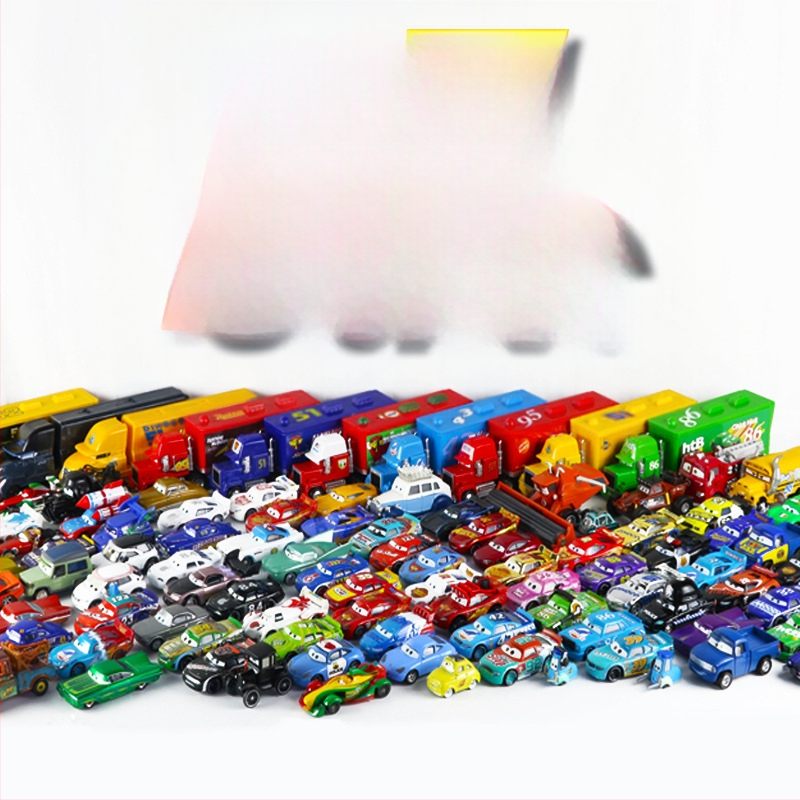 Cars 3 Racing Lightning Mcqueen Παιδικό Παιχνίδι Αυτοκίνητο από Κράμα Μαύρο Αυτοκίνητο Καταιγίδας King Road Boss Cool Sister