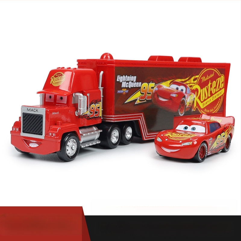 Cars 3 Racing Lightning Mcqueen Παιδικό Παιχνίδι Αυτοκίνητο από Κράμα Μαύρο Αυτοκίνητο Καταιγίδας King Road Boss Cool Sister