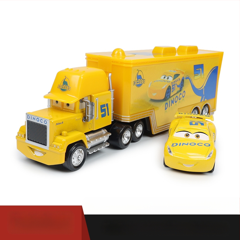 Cars 3 Racing Lightning Mcqueen Παιδικό Παιχνίδι Αυτοκίνητο από Κράμα Μαύρο Αυτοκίνητο Καταιγίδας King Road Boss Cool Sister