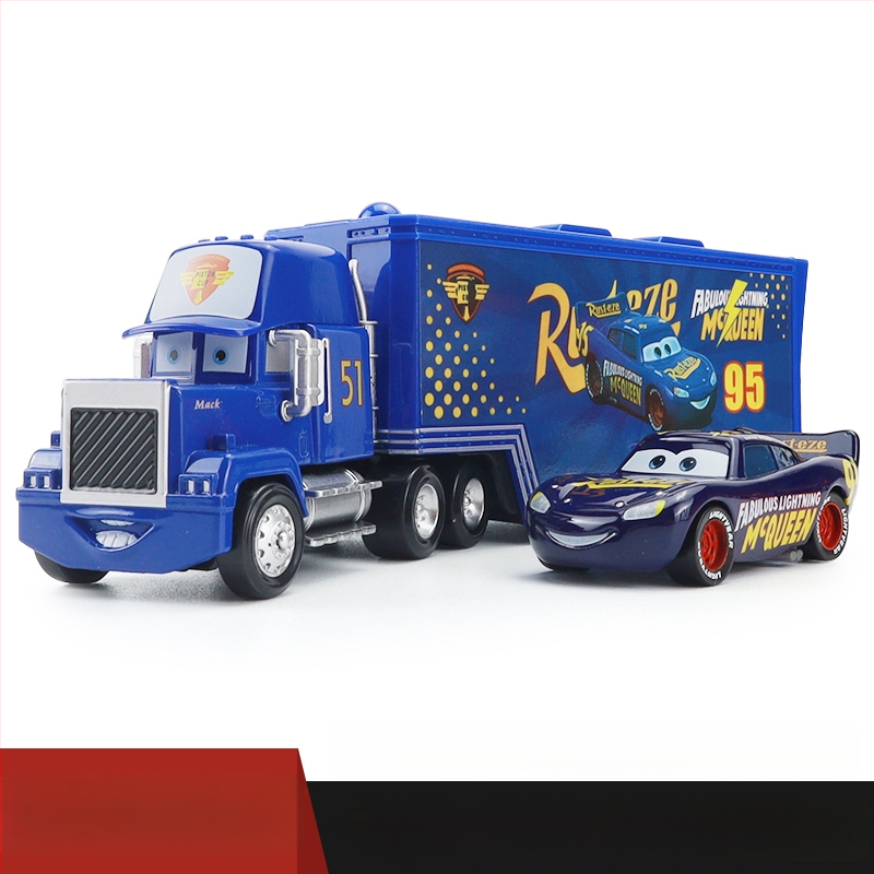 Cars 3 Racing Lightning Mcqueen Παιδικό Παιχνίδι Αυτοκίνητο από Κράμα Μαύρο Αυτοκίνητο Καταιγίδας King Road Boss Cool Sister