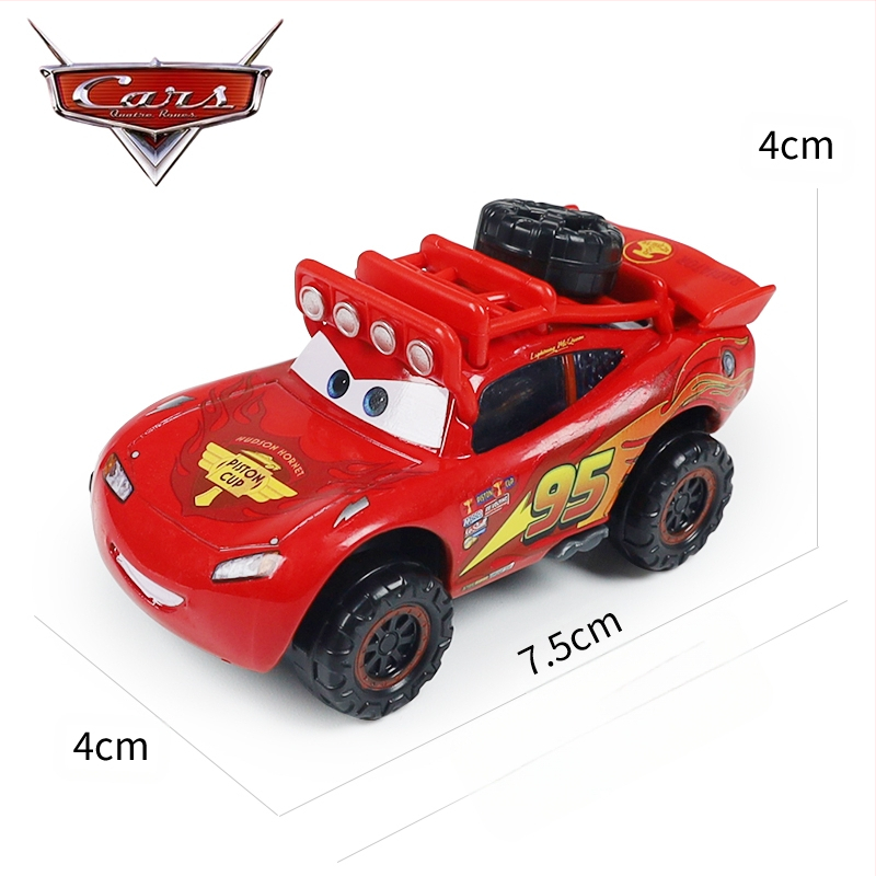 Cars 3 Racing Lightning Mcqueen Παιδικό Παιχνίδι Αυτοκίνητο από Κράμα Μαύρο Αυτοκίνητο Καταιγίδας King Road Boss Cool Sister
