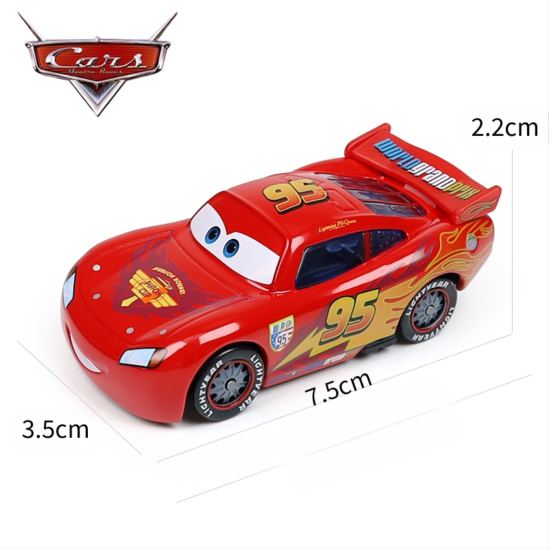 Cars 3 Racing Lightning Mcqueen Παιδικό Παιχνίδι Αυτοκίνητο από Κράμα Μαύρο Αυτοκίνητο Καταιγίδας King Road Boss Cool Sister