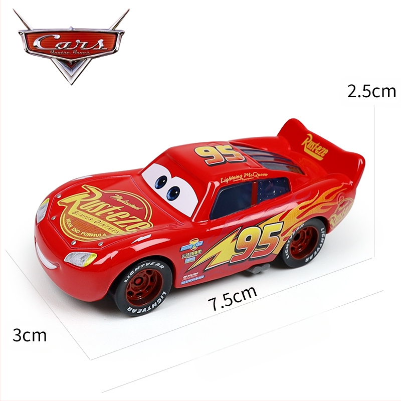Cars 3 Racing Lightning Mcqueen Παιδικό Παιχνίδι Αυτοκίνητο από Κράμα Μαύρο Αυτοκίνητο Καταιγίδας King Road Boss Cool Sister