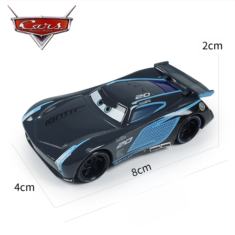 Cars 3 Racing Lightning Mcqueen Παιδικό Παιχνίδι Αυτοκίνητο από Κράμα Μαύρο Αυτοκίνητο Καταιγίδας King Road Boss Cool Sister