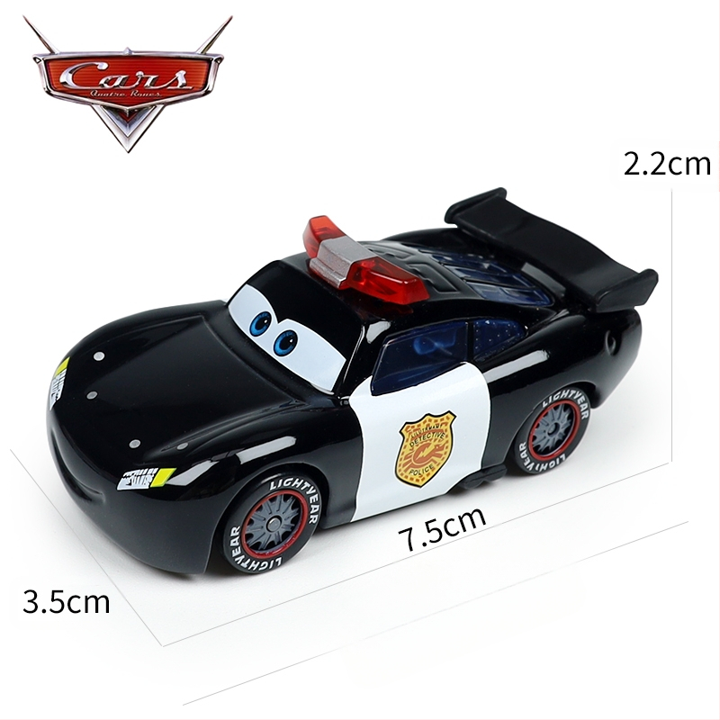 Cars 3 Racing Lightning Mcqueen Παιδικό Παιχνίδι Αυτοκίνητο από Κράμα Μαύρο Αυτοκίνητο Καταιγίδας King Road Boss Cool Sister