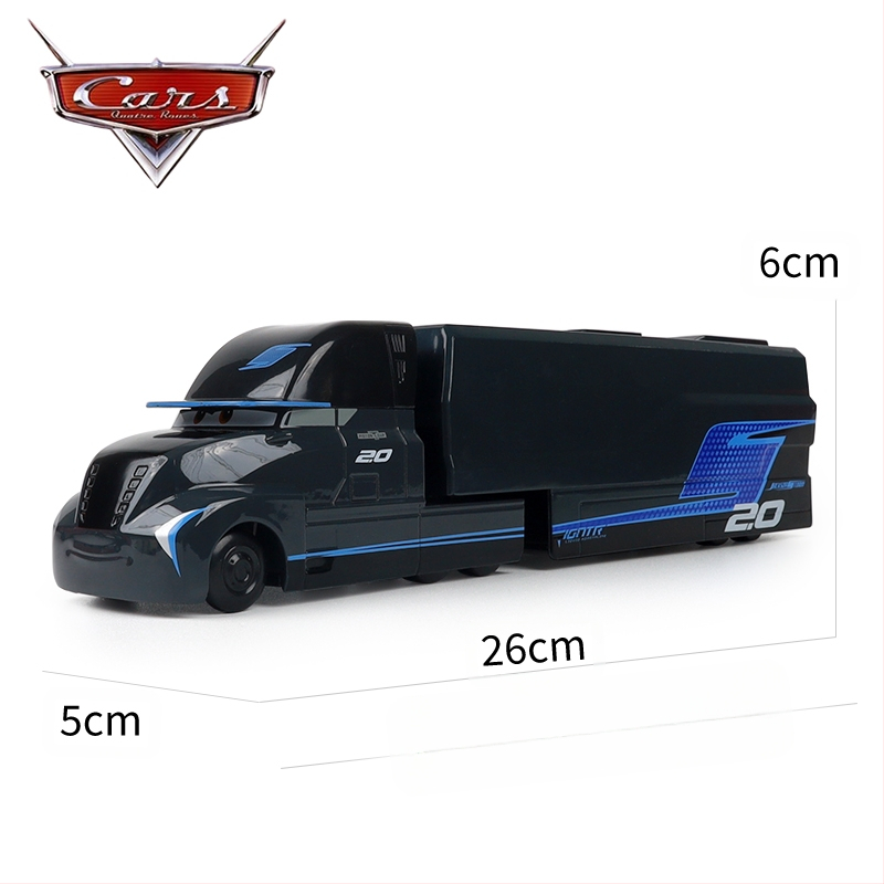 Cars 3 Racing Lightning Mcqueen Παιδικό Παιχνίδι Αυτοκίνητο από Κράμα Μαύρο Αυτοκίνητο Καταιγίδας King Road Boss Cool Sister