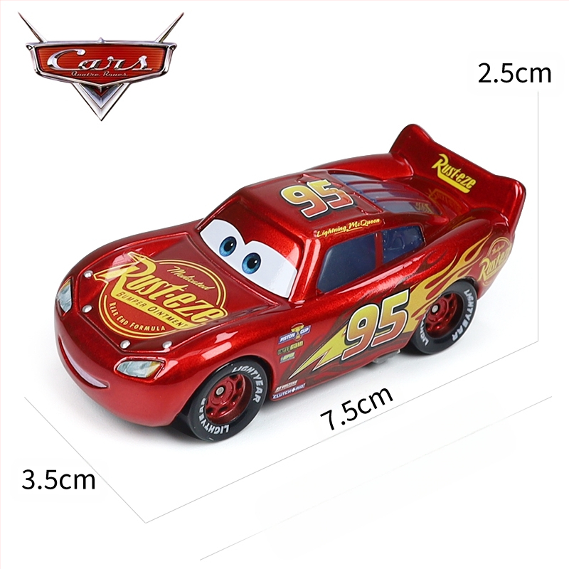 Cars 3 Racing Lightning Mcqueen Παιδικό Παιχνίδι Αυτοκίνητο από Κράμα Μαύρο Αυτοκίνητο Καταιγίδας King Road Boss Cool Sister