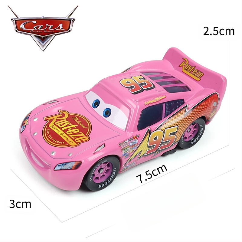 Cars 3 Racing Lightning Mcqueen Παιδικό Παιχνίδι Αυτοκίνητο από Κράμα Μαύρο Αυτοκίνητο Καταιγίδας King Road Boss Cool Sister