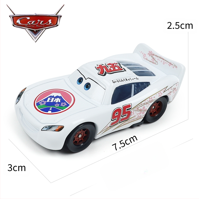 Cars 3 Racing Lightning Mcqueen Παιδικό Παιχνίδι Αυτοκίνητο από Κράμα Μαύρο Αυτοκίνητο Καταιγίδας King Road Boss Cool Sister