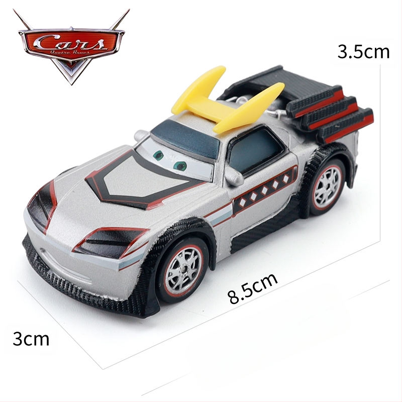 Cars 3 Racing Lightning Mcqueen Παιδικό Παιχνίδι Αυτοκίνητο από Κράμα Μαύρο Αυτοκίνητο Καταιγίδας King Road Boss Cool Sister
