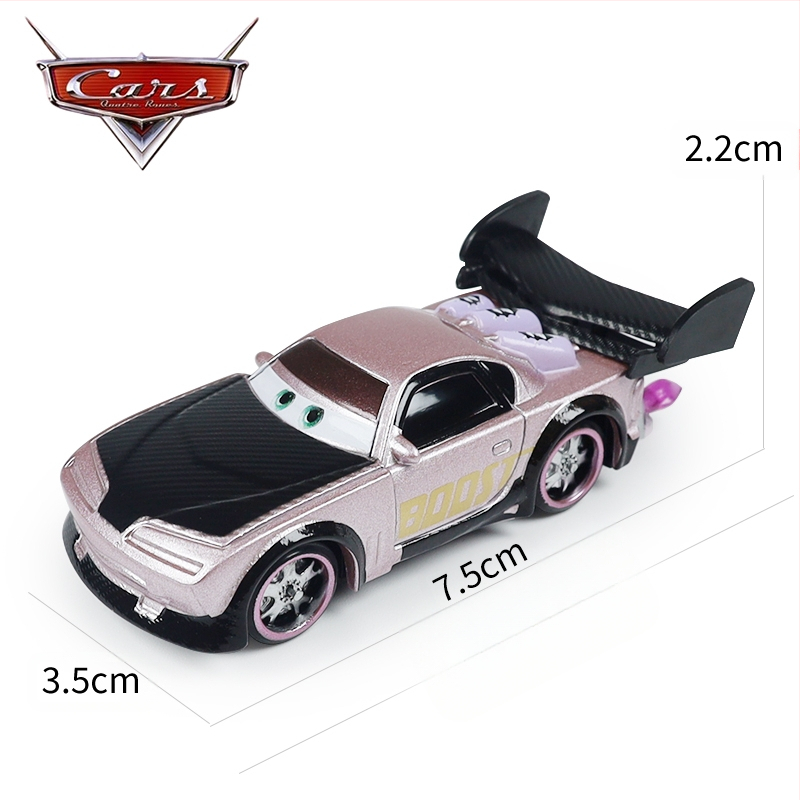 Cars 3 Racing Lightning Mcqueen Παιδικό Παιχνίδι Αυτοκίνητο από Κράμα Μαύρο Αυτοκίνητο Καταιγίδας King Road Boss Cool Sister