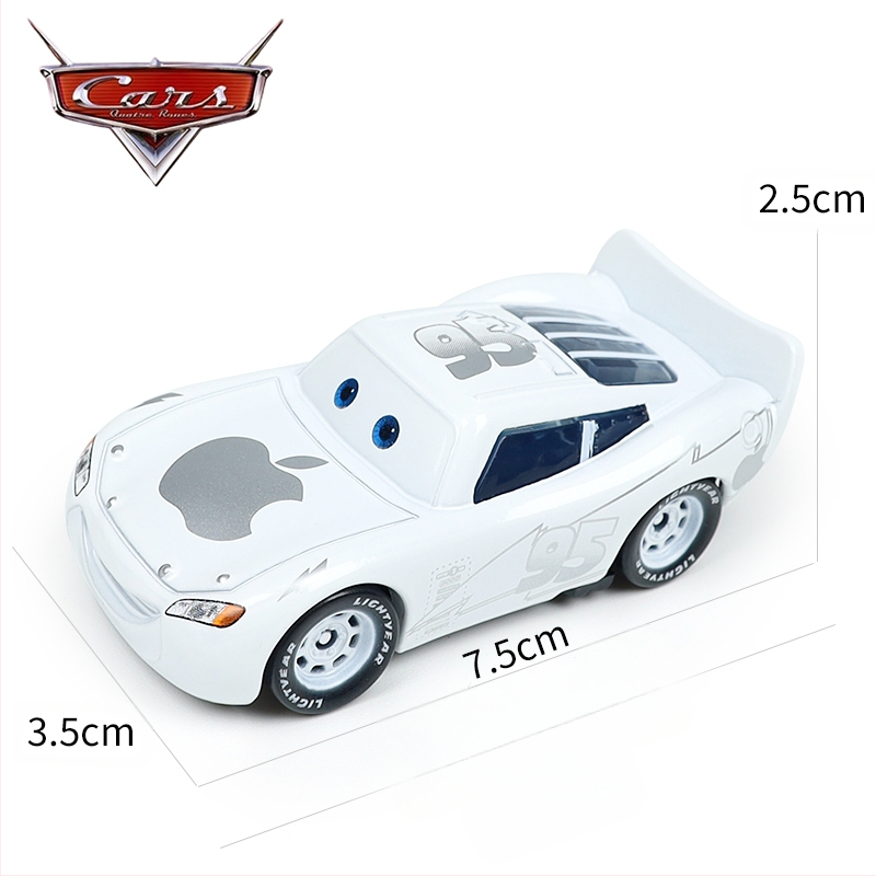 Cars 3 Racing Lightning Mcqueen Παιδικό Παιχνίδι Αυτοκίνητο από Κράμα Μαύρο Αυτοκίνητο Καταιγίδας King Road Boss Cool Sister