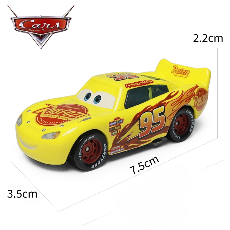 Cars 3 Racing Lightning Mcqueen Παιδικό Παιχνίδι Αυτοκίνητο από Κράμα Μαύρο Αυτοκίνητο Καταιγίδας King Road Boss Cool Sister