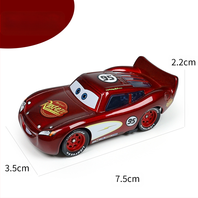 Cars 3 Racing Lightning Mcqueen Παιδικό Παιχνίδι Αυτοκίνητο από Κράμα Μαύρο Αυτοκίνητο Καταιγίδας King Road Boss Cool Sister
